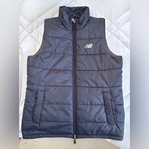 New Balance black lightweight Puffer Vest- Medium